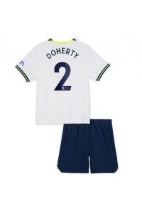 Fotbalové Dres Tottenham Hotspur Matt Doherty #2 Dětské Domácí Oblečení 2022-23 Krátký Rukáv (+ trenýrky)